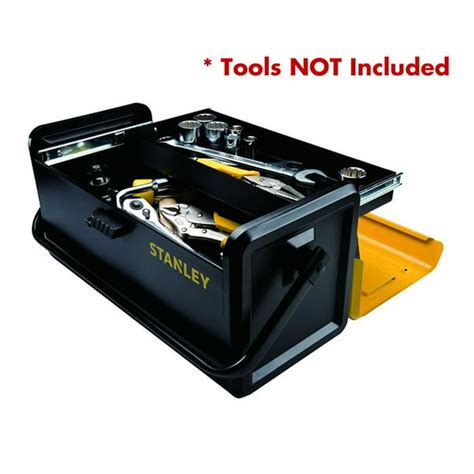 stanley stst19501 auto slide drawer metal tool box 19 inch|Stanley 19 in Toolbox with Drawer STST19501 .